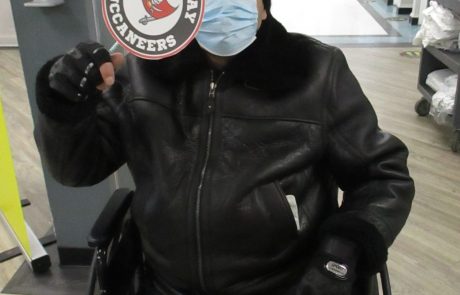 Male Tampa Bay Buccaneers fan
