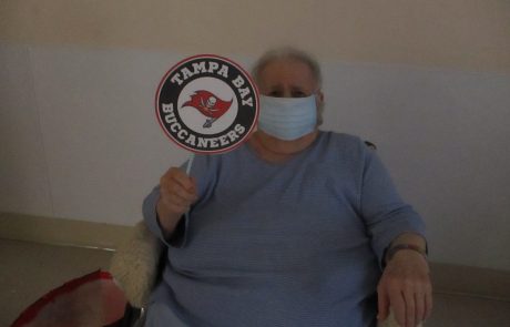 Male Tampa Bay Buccaneers fan